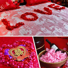 Pétalas de flores de casamento por atacado 10000 pçs flores decorativas sala de festa de casamento pétala rosa estrada pétala de seda artificial 7zsh012 2024 - compre barato