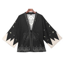 NieR:Automata 2B YoRHa No.2 Type B Cloak Haori Cosplay Costume Japanese Men Women Casual Kimono Yukata Streetwear 2024 - buy cheap