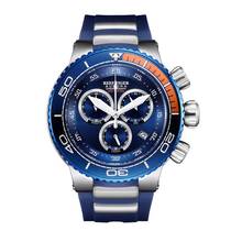 Мужские часы-хронограф Reef Tiger, мужские часы для дайвинга, роскошные спортивные военные, водонепроницаемые, 300 м, кварцевые наручные часы с большим циферблатом, relogio 2024 - купить недорого
