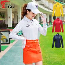 Women Golf Tops Polo Shirt Women Spring Summer Dry Fit Long Sleeve Tshirt Ladies Breathable Sportswear Golf Apparel 2024 - buy cheap