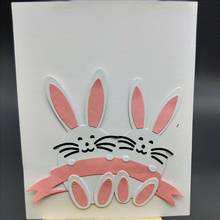 Easter rabbit Metal Cutting Dies Stencils for DIY Scrapbooking Stamp/Photo Album Decorative Embossing DIY Paper 2024 - buy cheap