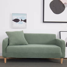 Funda Universal de punto grueso para sofá, cubierta elástica en forma de L para Chaise Longue, Fundas protectoras seccionales para sala de estar 2024 - compra barato