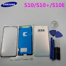 Cubierta de batería de carcasa completa Original, cristal trasero + piezas de cristal táctil frontal para Samsung Galaxy S10e, G973, S10 plus, G970, G975 2024 - compra barato