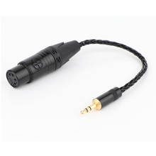 Cable auxiliar Chapado en plata OCC de alta gama hifi TRRS de 3,5mm a 4 pines, conector XLR hembra, cable de audio 2024 - compra barato