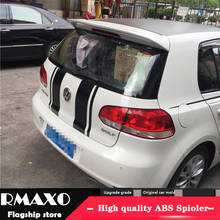For Volkswagen GOLF 6 Spoiler 2011-2013 mk6 High Quality  ABS Material Car Rear Wing Primer Color Rear Spoiler 2024 - buy cheap