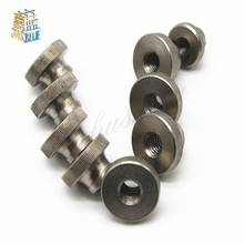 5pcs or 10pcs M2 M2.5 M3 M4 M5 M6 Stainless Steel Knurled Thumb Nut With Collar Manual Adjustment Nuts Round Head Knurling Gb806 2024 - buy cheap