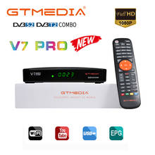 GTMEDIA V7 Pro Satellite Receiver TV DVB-S2 DVB-T2 decoder CA Card slot Europe ccam PK Freesat V7 plus ship from Spain Italy DE 2024 - buy cheap