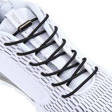 Elastic Shoe Laces Round Metal Lock Outdoor Sneakers No Tie Shoelaces Suitable For All Kinds Of Shoes Unisex Lazy Lace 1 Pair 2024 - buy cheap