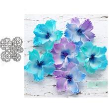 Lngclown 6 Pçs/lote Flor De Corte De Metal Morre Stencil DIY Álbum Scrapbooking Papel Selo de Gravação Do Cartão de Artesanato Decoração 2024 - compre barato