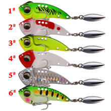 6Pcs Metal VIB Blade Lure 8.5g 12.5g 17g Sinking Vibration baits Artificial Vibe for Bass Pike Perch Fishing Wobblers 2024 - buy cheap