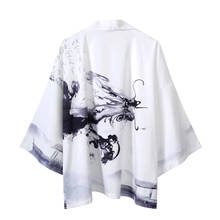 Kimono cardigan homens obi Japonês yukata haori Japonês samurai dos homens masculinos roupas roupas tradicionais Japonesas 2024 - compre barato