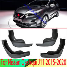 For Nissan Qashqai J11 2015-2019  4PCS Mud Flaps Splash Guards Fender Mudguard Kit Mud Flap Splash Guards Mudguard Car styling 2024 - buy cheap