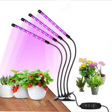 Luz LED de espectro completo, lámpara Phyto de 5V, 10W, 40W, USB, Clip de escritorio para plantas de interior, caja de tienda de cultivo de flores 2024 - compra barato