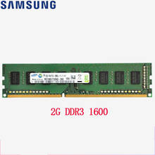 Memória ram samsung, usada, módulo de memória ram, computador, desktop, 2gb, ddr3, pc3, 10600, 1066mhz, 1333mhz, 2g ram, 1600 v, 1.5 pinos 2024 - compre barato