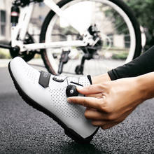 Мужская дышащая профессиональная самофиксирующаяся велосипедная обувь, обувь для шоссейного велосипеда, Ультралегкие спортивные гоночные кроссовки, Zapatos Ciclismo 2024 - купить недорого