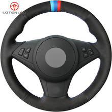 Guarnição para volante de carro, cobertura manual para bmw m5 e60 e61 (touring) 2004-m6 e63 (coupe) e64 2005-2012 2024 - compre barato