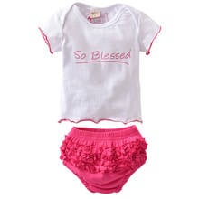 2021 Summer Hot Sale baby clothing set Summer baby girl clothes lovely stripe tops+pp shorts 2pcs infant clothing set Outfits 2024 - buy cheap