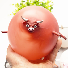 Funny Novelty TPR Blowing Animal Ball Squeeze Anti-stress Practical Jokes Gag Inflatable Ball Party Favors For Children 5 Styles 2024 - buy cheap