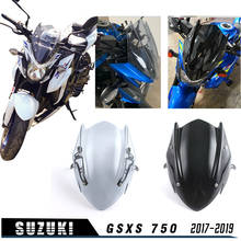 Motorcycle Accessories GSXS 750 Windscreen Windshield Shield Screen with Bracket  For Suzuki GSX-S 750 GSXS750 2017 2018 2019 2024 - buy cheap