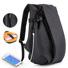 Fashion Men Backpack College School Bags For Teenage USB Charging Waterproof Travel Back Pack Anti Theft 17.3inch Laptop Bagpack 2024 - buy cheap