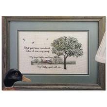 Father love cross stitch package tree 18ct 14ct 11ct cloth cotton thread embroidery DIY handmade needlework 2024 - buy cheap