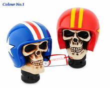 Universal Gear Shift Knob Skull Helmet Shift Knob Resin Manual Gear Shift Knobs Car Styling Decals 2024 - buy cheap