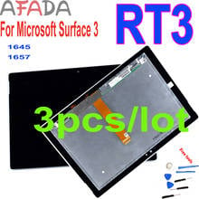 3pcs AAA+ LCD Replacement For Microsoft Surface 3 RT3 RT 1645 10.8"LCD Display Touch Screen Assembly Surface RT3 1657 LCD Repair 2024 - buy cheap