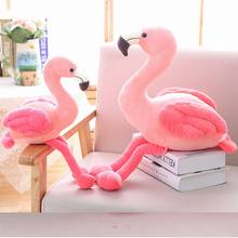 Ins Фламинго плюшевые игрушки для детей, детская кукла, подарок, милые мягкие животные, Розовый фламинго, любовь, птица плюшевая игрушка для д... 2024 - купить недорого