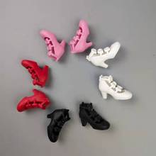 1/6 bjd salto alto bowknot boneca sapatos para barbie sapatos princesa sandálias para blythe licca 1:6 bonecas acessórios de brinquedo para presentes da menina 2024 - compre barato