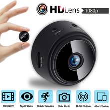 Мини-камера 1080P HD IP WIFI мини видеокамера Беспроводная Домашняя безопасность автомобиля DV DVR ночное видение микро Спортивная камера дропшиппинг 2024 - купить недорого