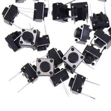 100pcs/lot Mini Micro Momentary Tactile Push Button Switch 2 pins 6*6*5 mm ON/OFF keys button DIP 6x6x5mm 2024 - buy cheap