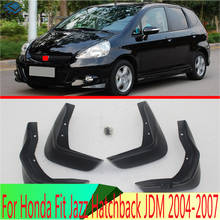 Для Honda Fit Jazz Hatchback JDM 2004 2005 2006 2007 набор литых брызговиков Брызговики передние и задние брызговики 2024 - купить недорого