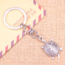 New Fashion Keychain 34x28mm tortoise turtle sea Pendants DIY Men Jewelry Car Key Chain Ring Holder Souvenir For Gift 2024 - buy cheap
