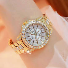 Luxury Brand Women Watches Crystal Diamond Ladies Dress Wrist Watch Casual Golden Quartz Bracelet Watches Clock Relogio Feminino 2024 - buy cheap