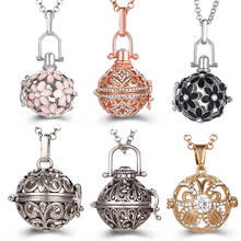 Mexico Chime Music Angel Ball Caller Locket Necklace Vintage Pregnancy Necklace Aromatherapy Essential Oil Diffuser Accessories 2024 - buy cheap