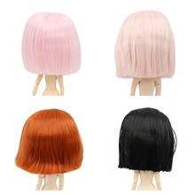 DBS blyth doll icy doll rbl scalp and dome short hair wig toy accessory for DIY custom doll anime blonde hair black hair 2024 - buy cheap