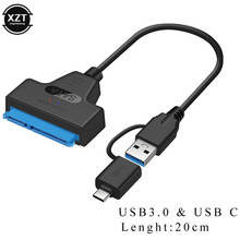 USB SATA 3 Cable Sata to USB 3.0 Adapter Support for 2.5Inch External SSD HDD Hard Drive Serial ATA 22 Pin Sata III Converter 2024 - buy cheap