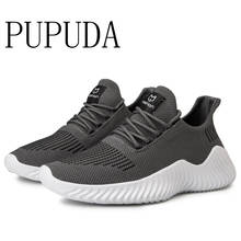 PUPUDA Summer White Sneakers Men Mesh Casual Shoes Men Trend Jogging Shoes Male Comfy Sport Shoes Men Plus Size  Running Sneaker 2024 - buy cheap