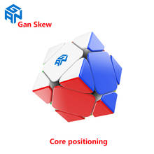 GAN skew M 3x3x3 кубик рубика магнитный Магнитный магический куб без наклеек 3x3 скоростной пазл более плавный gans SkewbM образовательный куб Magico для детей игрушка 2024 - купить недорого