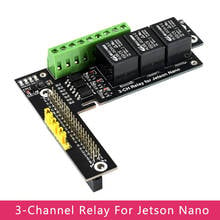 Placa de expansão de relé, placa de relé com 3 canais para nvidia jetson nano b01/2gb, optoacoplador, isolamento com cabeça gpio, para jetson nano 2024 - compre barato