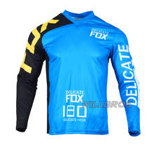 Camiseta de verano para hombre, camisa para montar en bicicleta de montaña, todoterreno, Fox delicado 2024 - compra barato