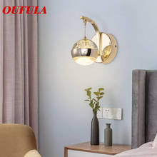 AOSONG-Lámparas de pared para interiores, LED candelabro moderno de cristal, creativo y contemporáneo, decorativo para el hogar, vestíbulo, pasillo y dormitorio 2024 - compra barato