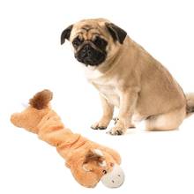 Чучело кукла для собак Интерактивная скрипучая жевательная игрушка молярные принадлежности для щенка собаки щенка Жевательная пищащая плюшевая звуковая игрушка 2024 - купить недорого