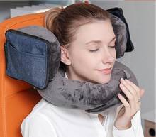 2020 New Protable Soft U-Shape Travel Cushion Pillow for Car Airplane Inflatable Neck Pillow Travel Accessories Protection 2024 - buy cheap