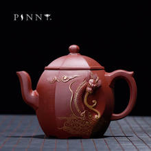 PINNY Yixing-TETERA China de arcilla Púrpura "Dragon", 540ml, mineral Natural, barro púrpura, juego de té chino tradicional kungfú 2024 - compra barato