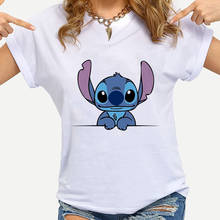 Домашняя одежда для женщин футболка russia stitch disney ropa aesthetic soft girl Бесплатная доставка яркие футболки для девочек Fashion Harajuku 2024 - купить недорого