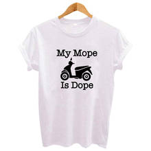 Camiseta informal de verano para mujer, camisetas con estampado de My Mope Is Dope, camisetas divertidas de mopa rider 2024 - compra barato