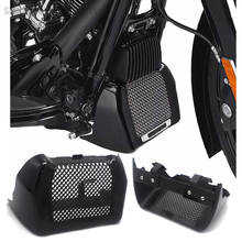 For Harley Touring Road King Street Glide FLHXS FLTRX FLHR 17-18 2017 2018 Motorcycle Engine Oil Cooler Cover Trim Mounting Kit 2024 - buy cheap
