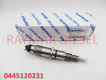 Genuine diesel common rail injector 0445120059, 0445120231 for 4945969, 3976372, 5263262, 6754-11-3011 6754113011 2024 - buy cheap