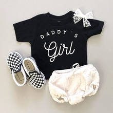 2Pcs Cute Fashion Infant Newborn Baby Girls Clothing Summer Letter Print T-shirt+Shorts Toddler Babies Sets Outfits 2024 - buy cheap